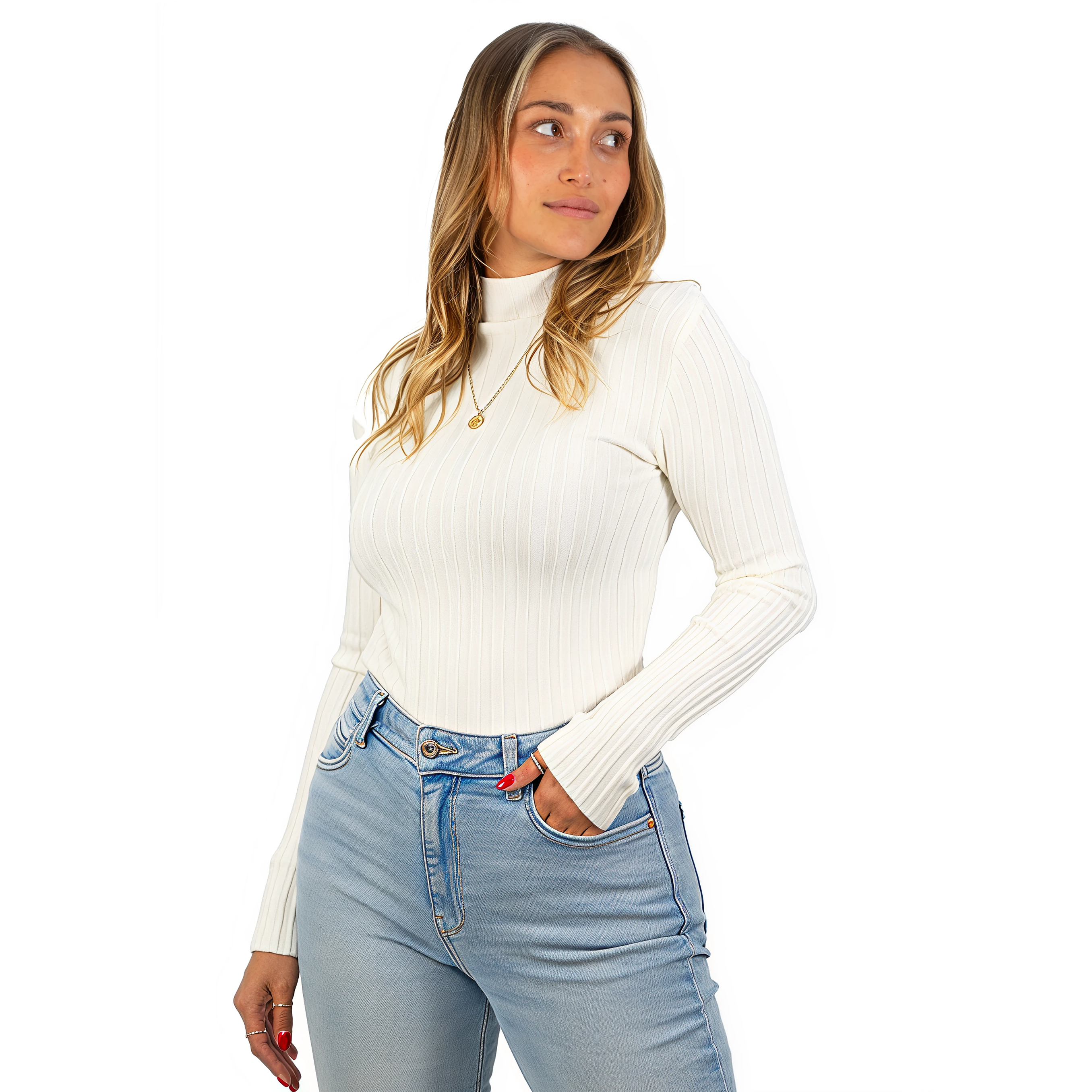 Beatle mujer acanalado básico colores 26