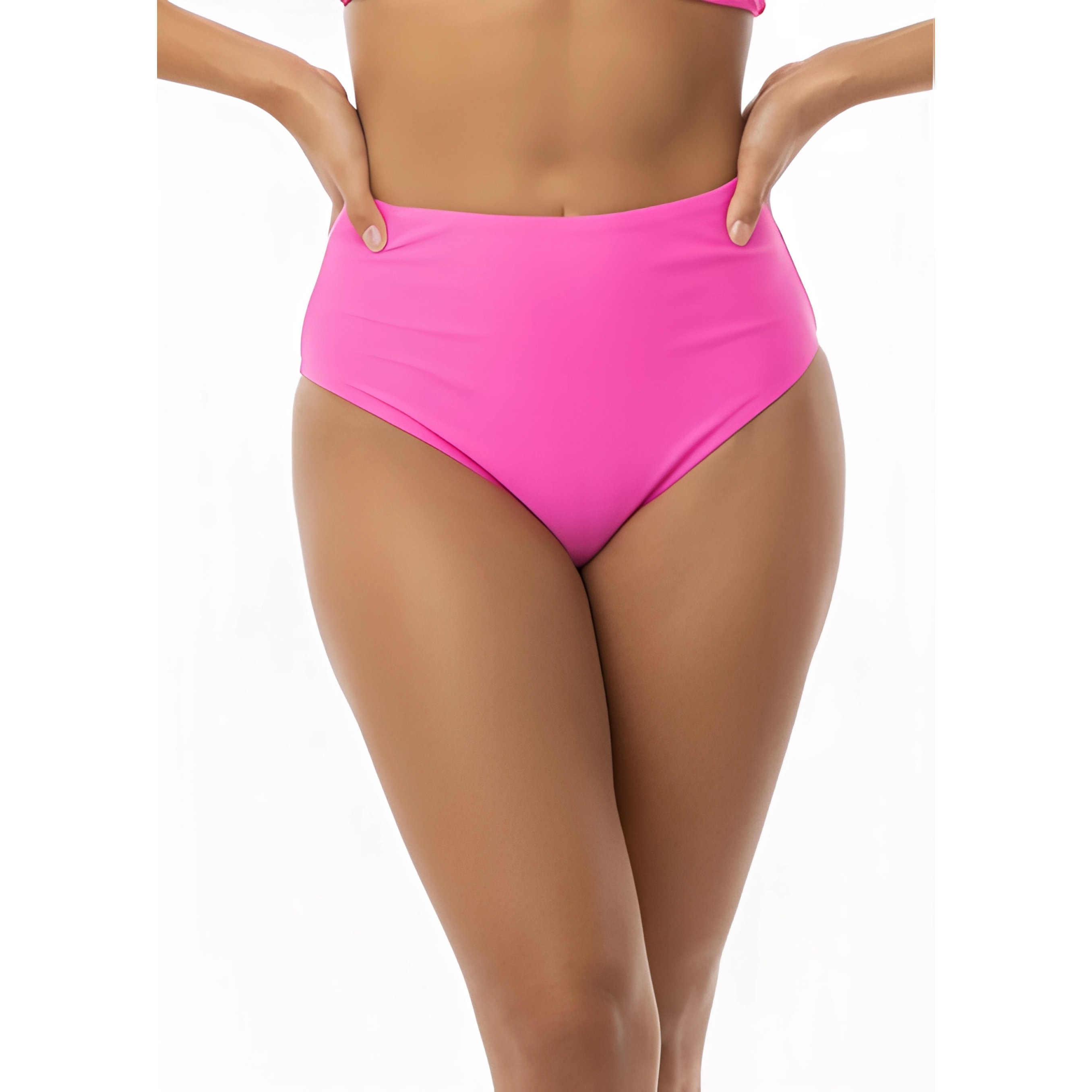 Parte de abajo bikini mujer tiro alto culotte semi tanga colores. 2