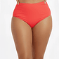 Parte de abajo bikini mujer tiro alto culotte semi tanga colores. - Miniatura 4
