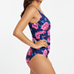 Traje de baño Basic V azul flores - Miniatura 2