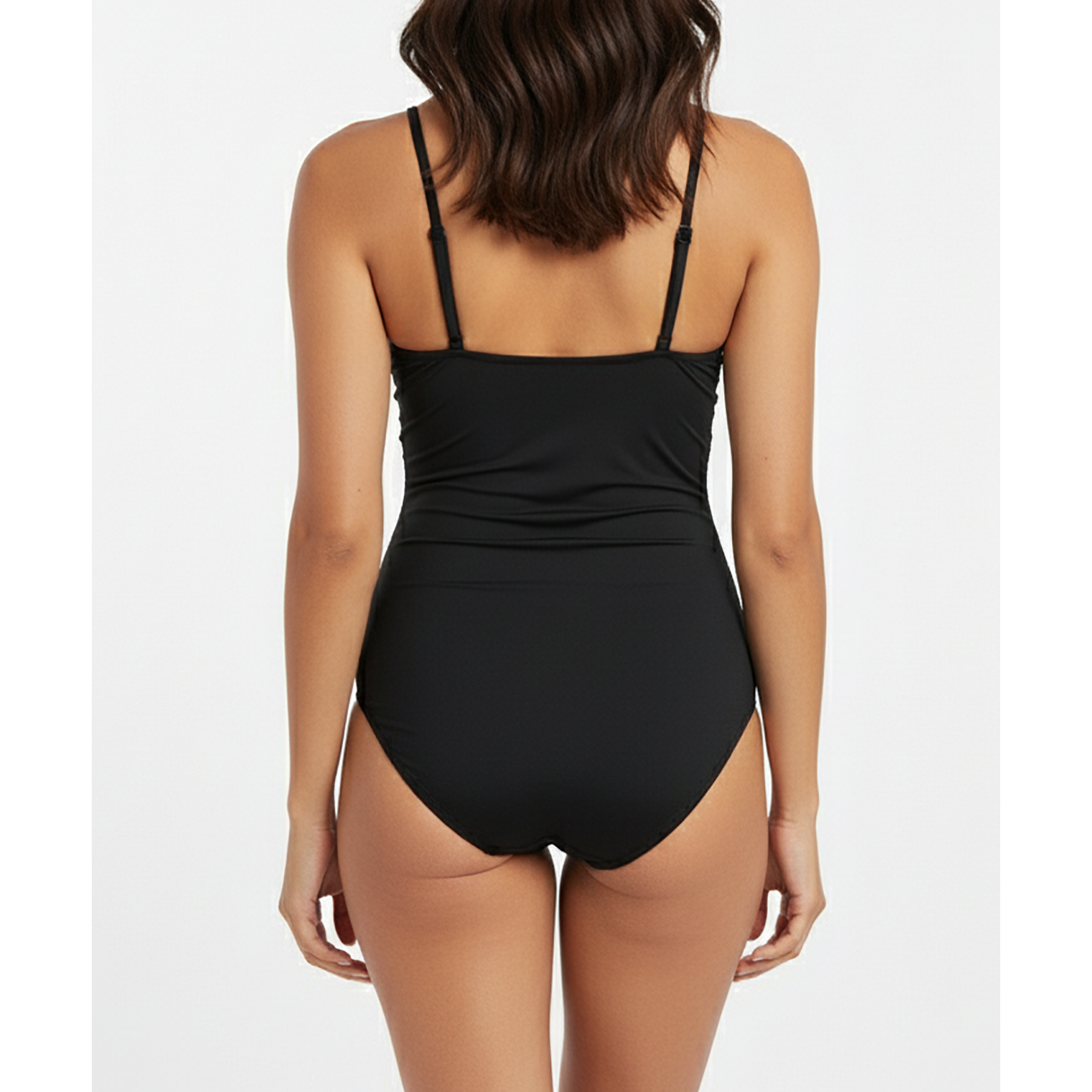 Traje de baño Basic V Negro 2