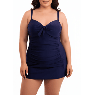 Traje de baño Vestido Plus size copa