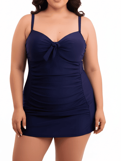 Traje de baño Vestido Plus size copa