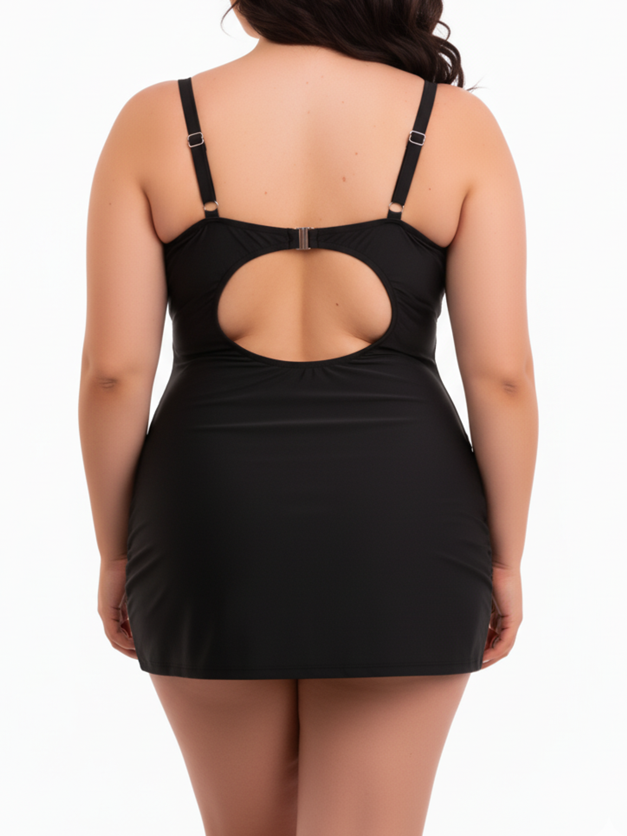 Traje de baño Vestido Plus size copa 3