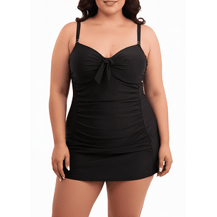 Traje de baño Vestido Plus size copa