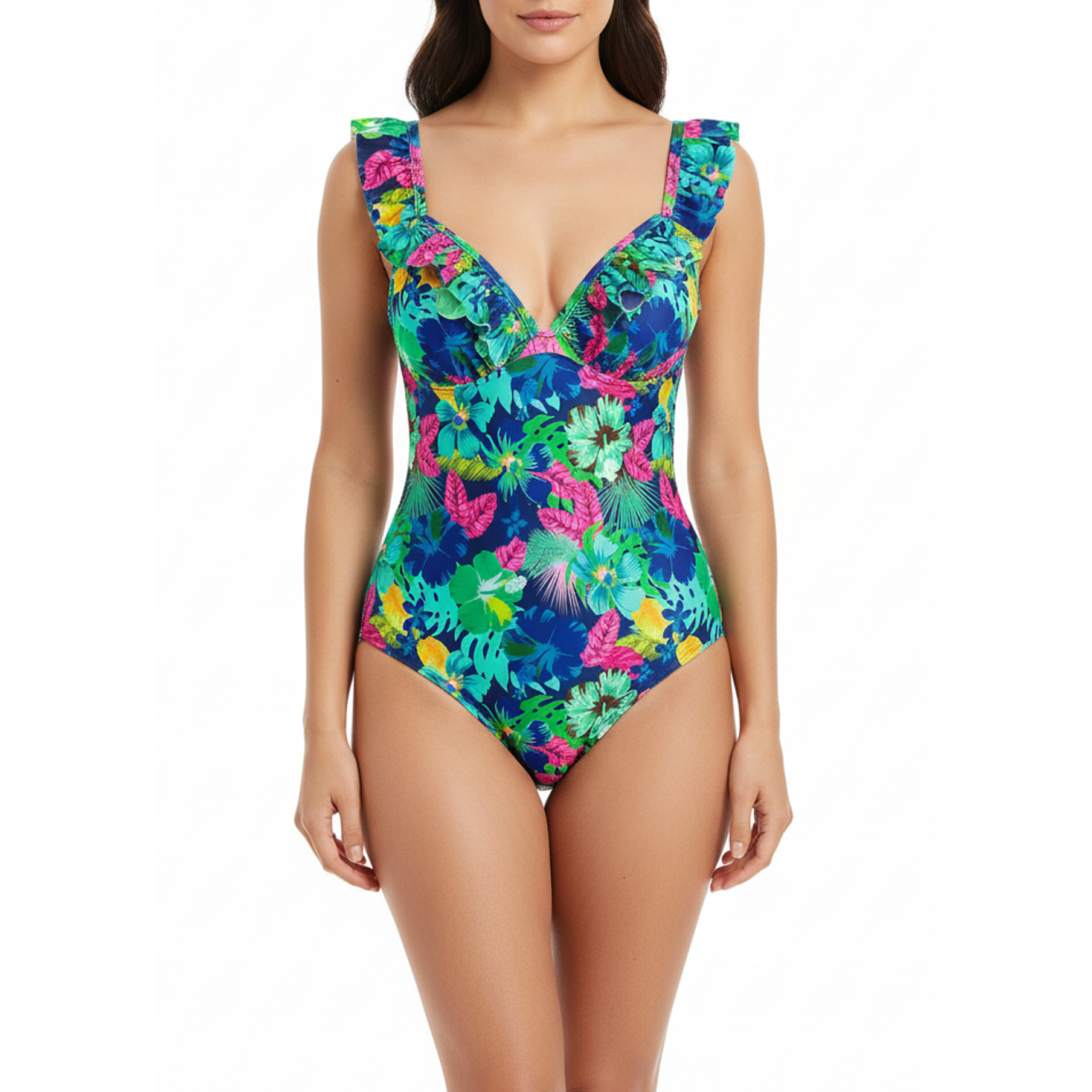 Traje de baño floral Colores 1