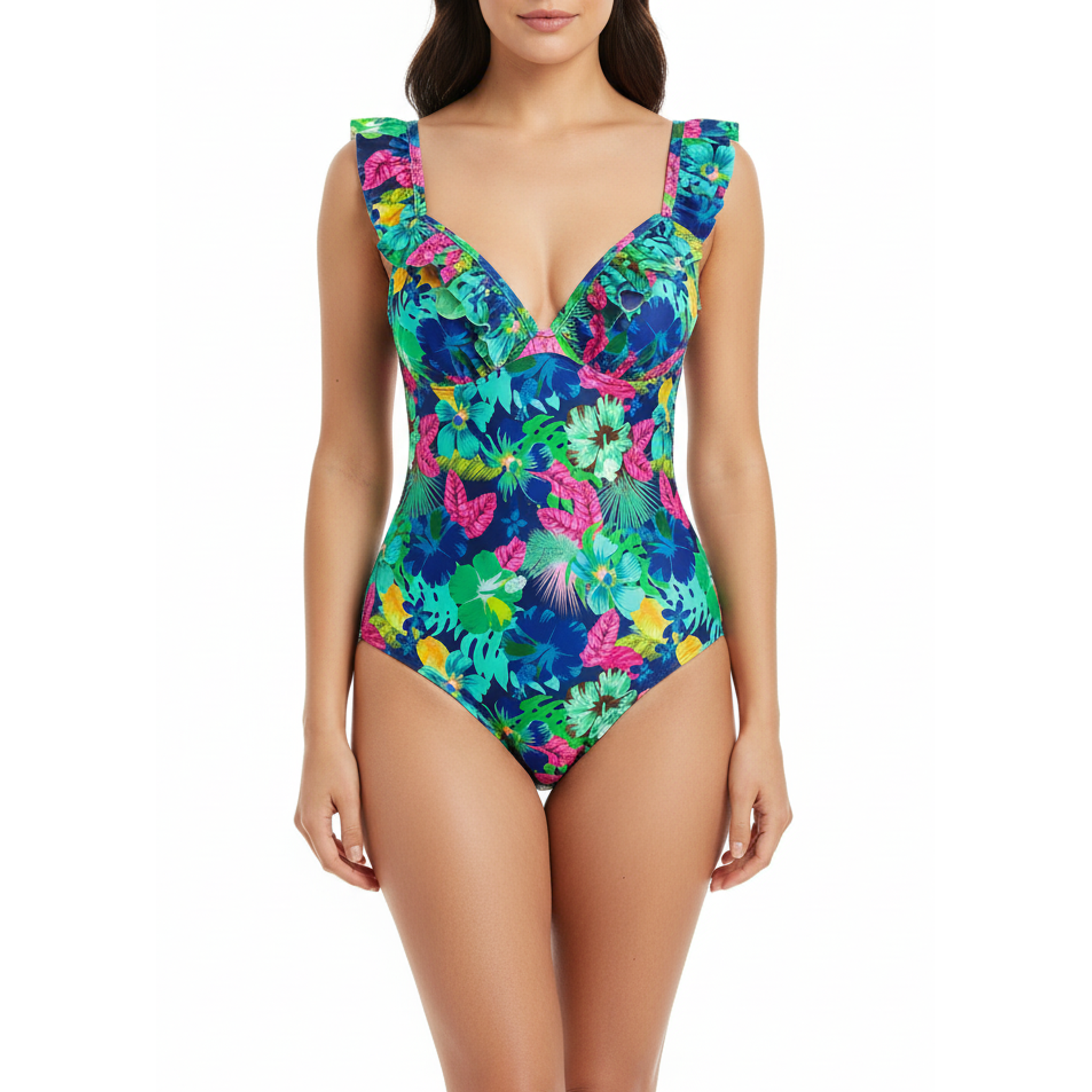 Traje de baño floral Colores 1