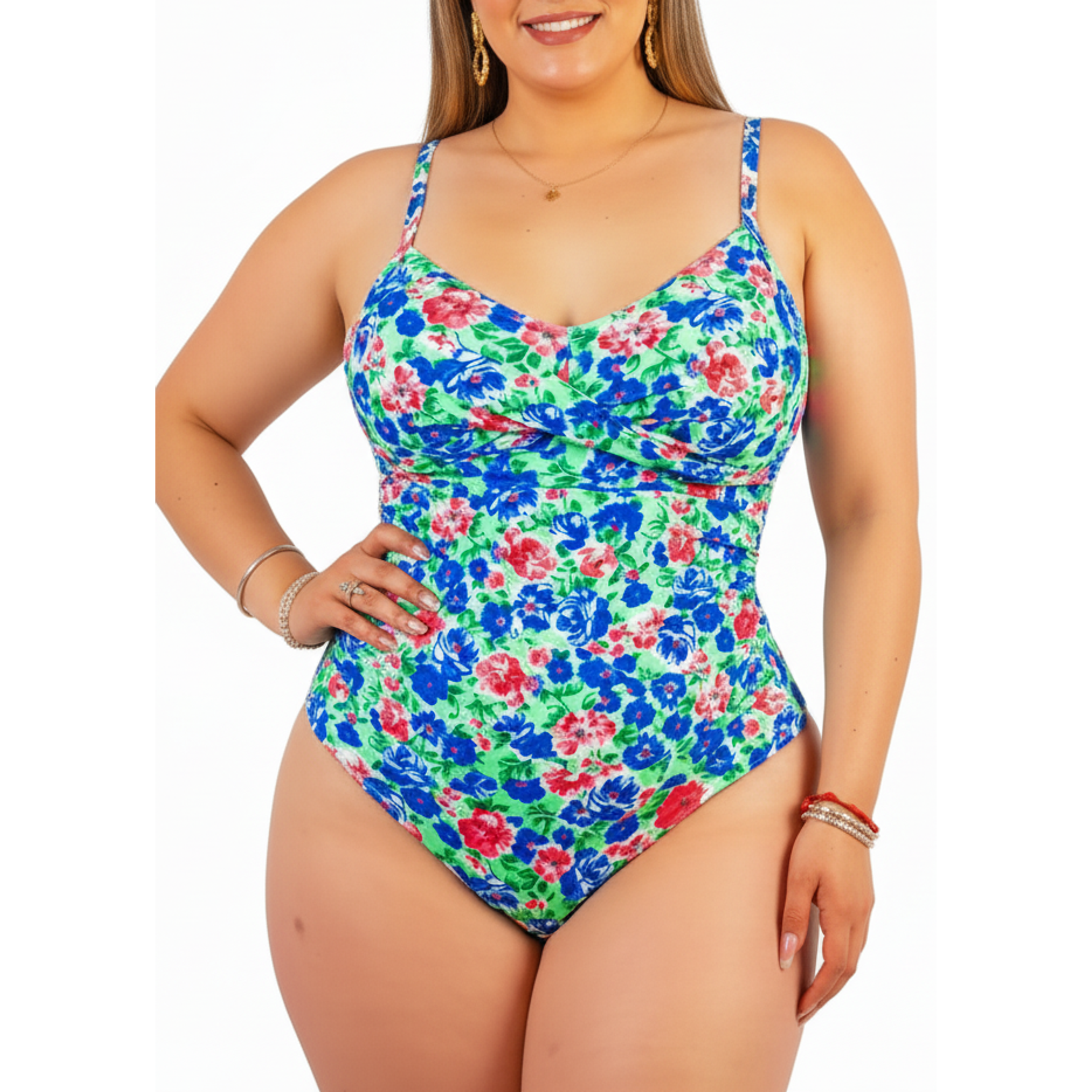 Traje de baño Micena floral 1