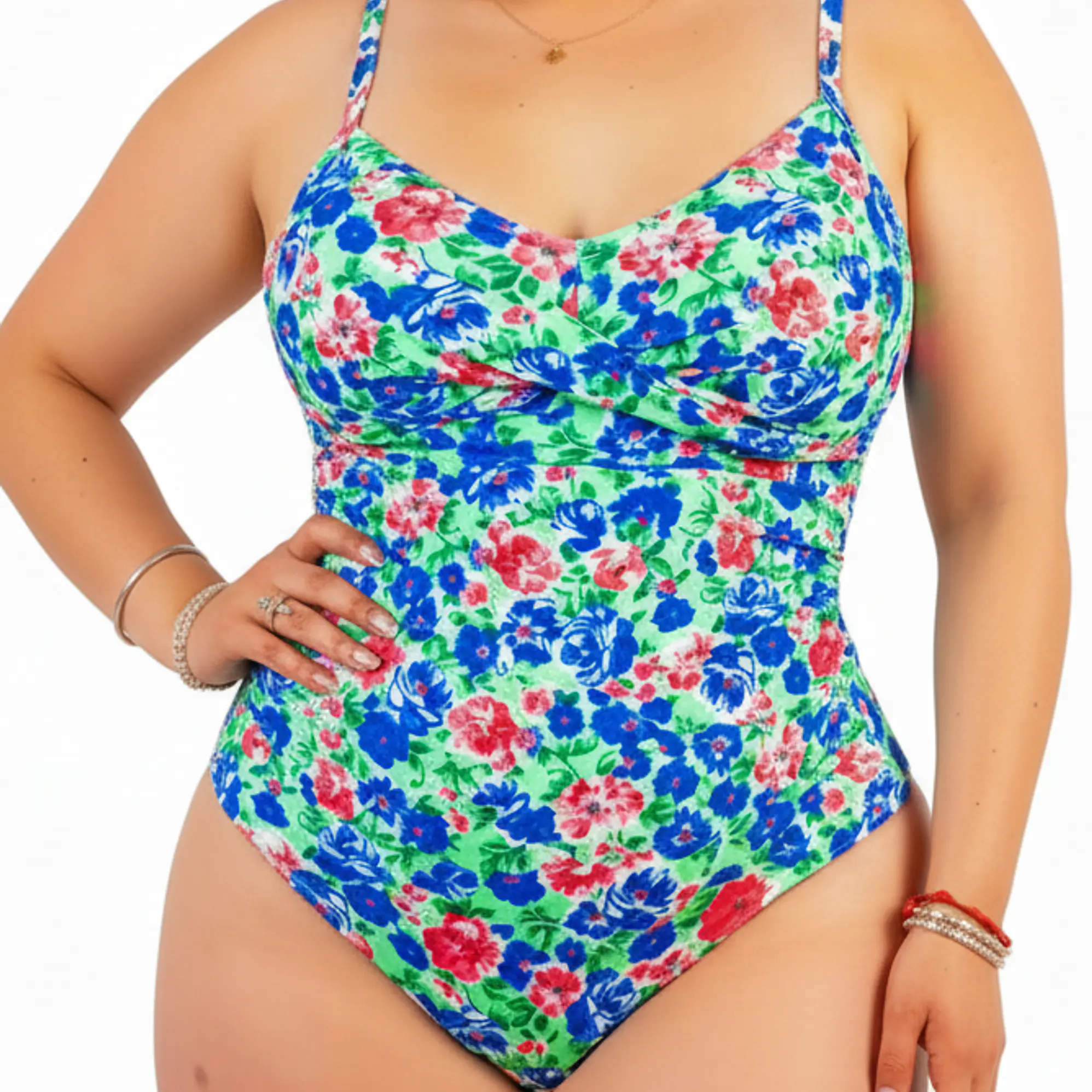 Traje de baño Micena floral 1