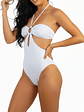 Traje de Baño Strapless Paraíso Blanco - Miniatura 1