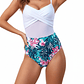 Traje de baño transparencia blanco floral - Miniatura 1