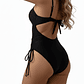 Traje de baño copa y Straps negro - Miniatura 3