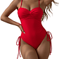 Traje de baño copay straps Rojo - Miniatura 1