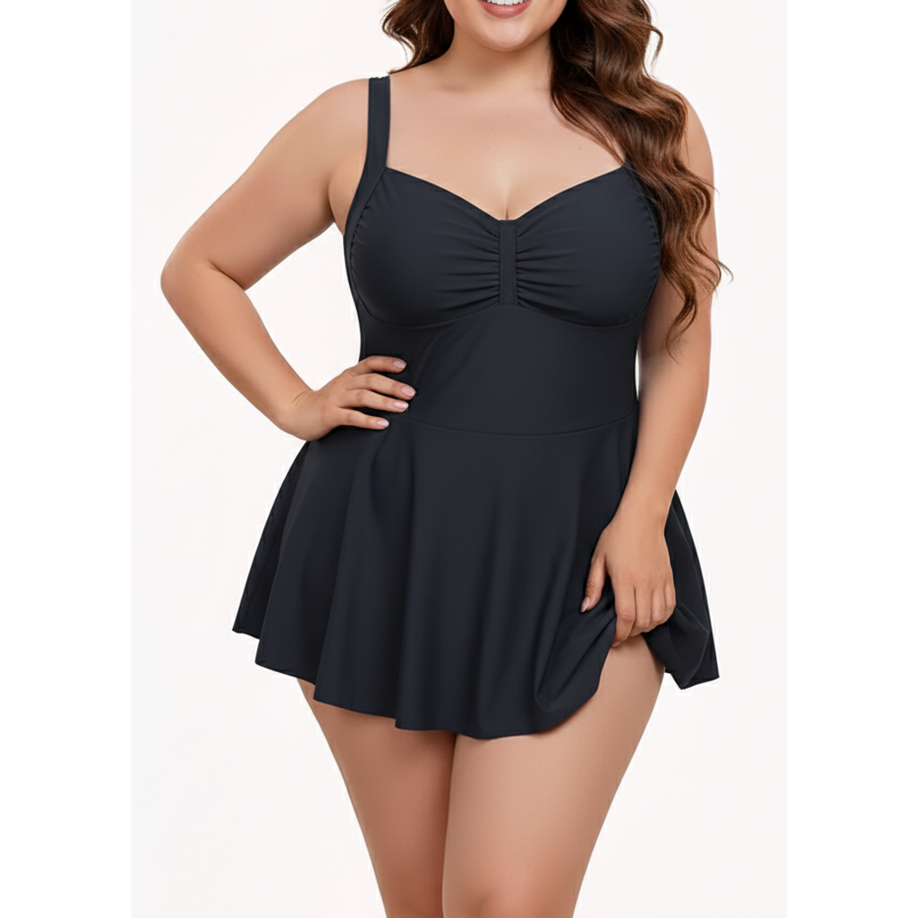 Traje de baño Vestido Negro 1