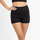 Short bikini tiro alto pretina Full negro - Miniatura 1