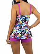 Tankini Short Sport Cloe Morado - Miniatura 2