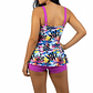 Tankini Short Sport Cloe Morado - Miniatura 2