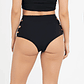 Parte de abajo bikini cut out Negro - Miniatura 2