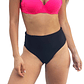 Parte de abajo culotte tiro alto sin costura Negro - Miniatura 2