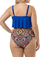 Bikini tiro alto Valhalla azul Rey - Miniatura 3