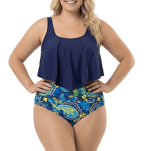 bikini tiro alto valhalla azul