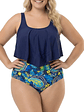 bikini tiro alto valhalla azul - Miniatura 1