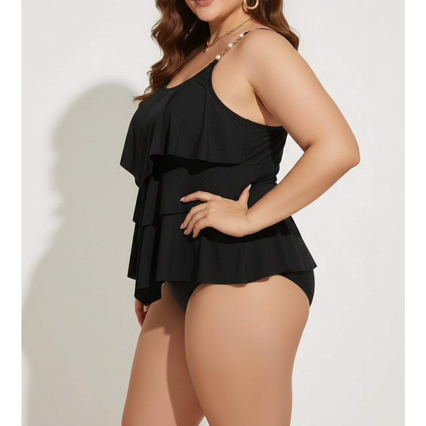 Tankini Texturado Negro Noir 2
