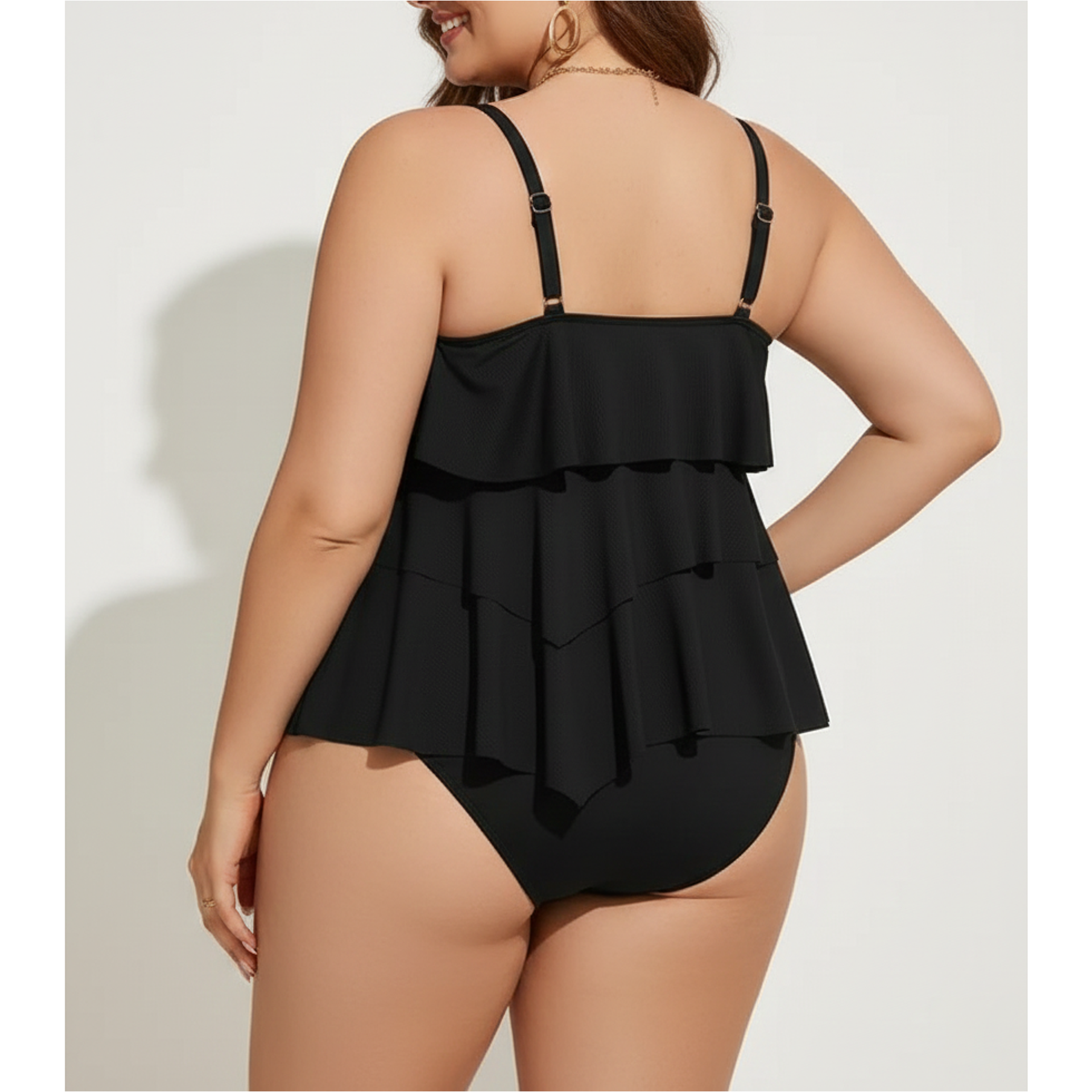 Tankini Texturado Negro Noir 3