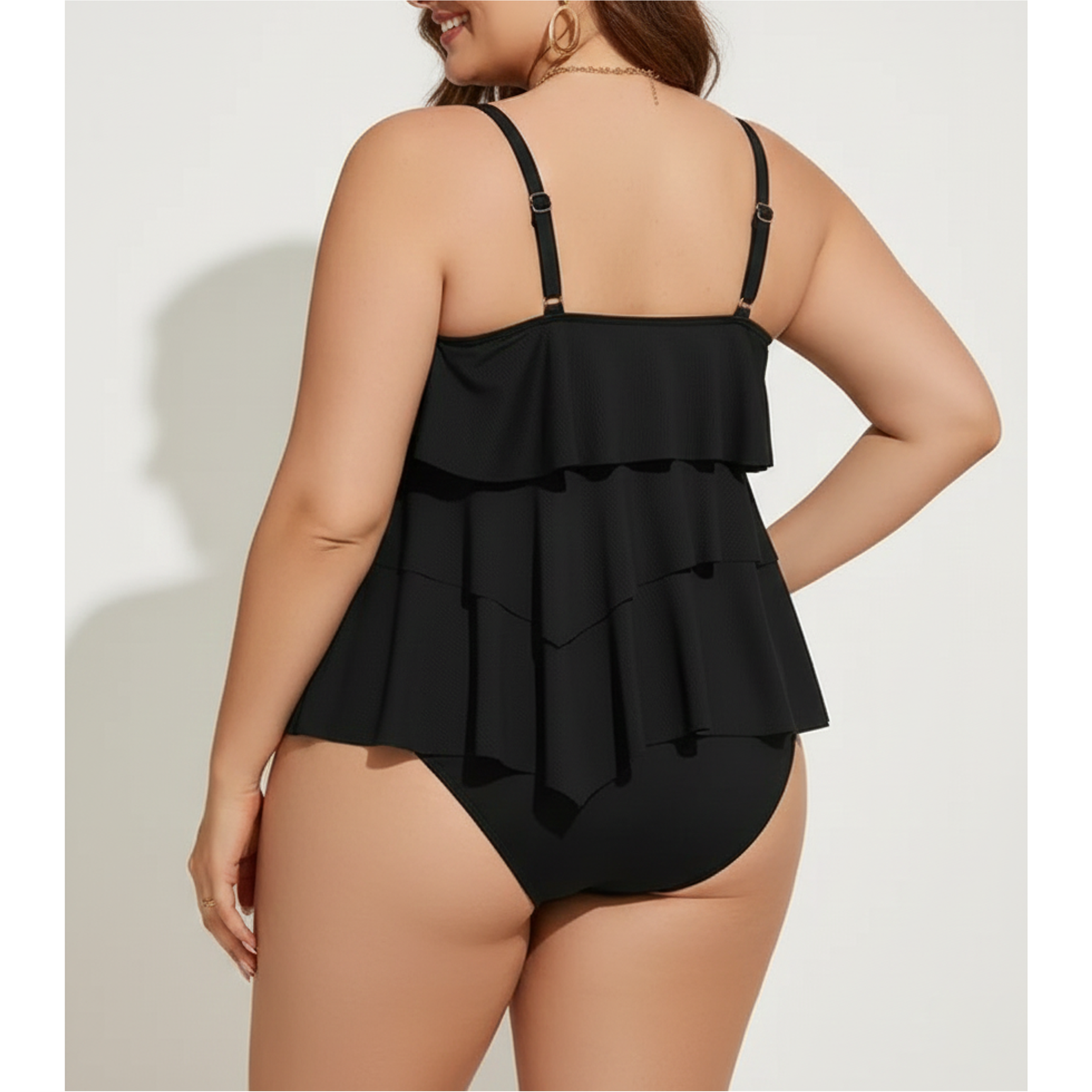 Tankini Texturado Negro Noir 3