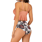 Bikini tiro alto Top Ruffle Palo Rosa - Miniatura 2