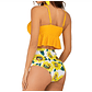Bikini tiro alto Top Ruffle Yellow - Miniatura 2