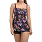 Tankini mujer short Kora morado - Miniatura 1