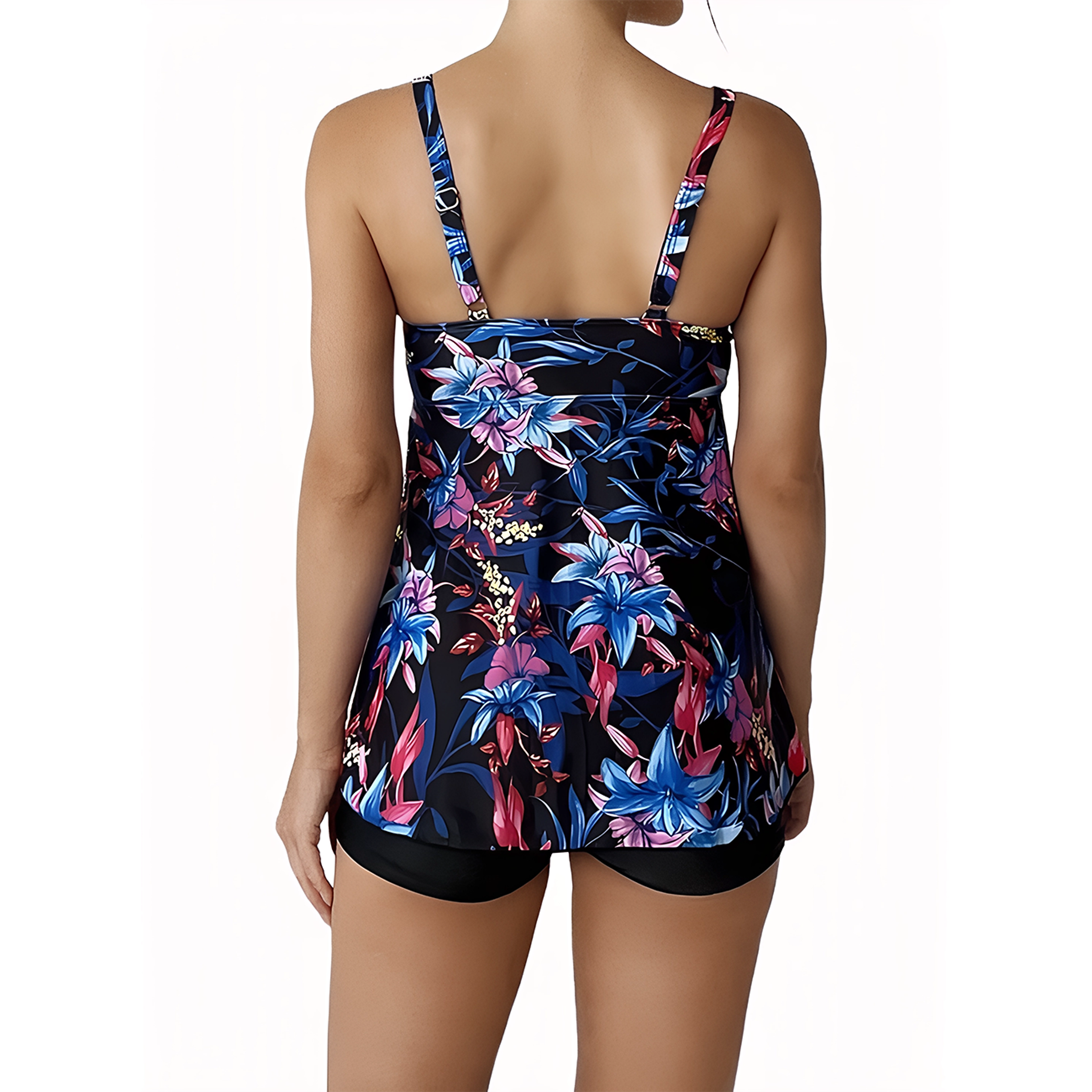 Tankini mujer short Kora azul  2
