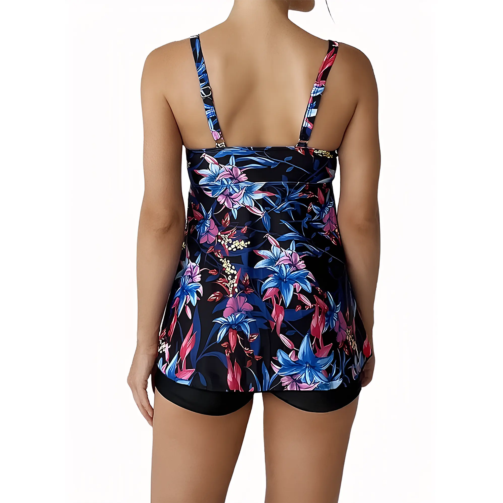 Tankini mujer short Kora azul  2