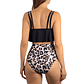 Bikini tiro alto mujer top en punta Val Animal print - Miniatura 2