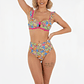 Bikini tiro alto Estampado Jungle Pop - Miniatura 1