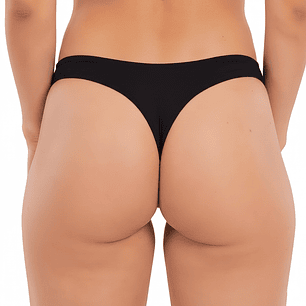 Tanga Colaless pretina Negro