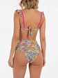 Bikini tiro alto Estampado Jungle Pop - Miniatura 2