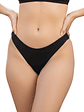 Parte de abajo Tanga negra classic - Miniatura 2