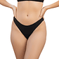 Parte de abajo Tanga negra classic - Miniatura 2