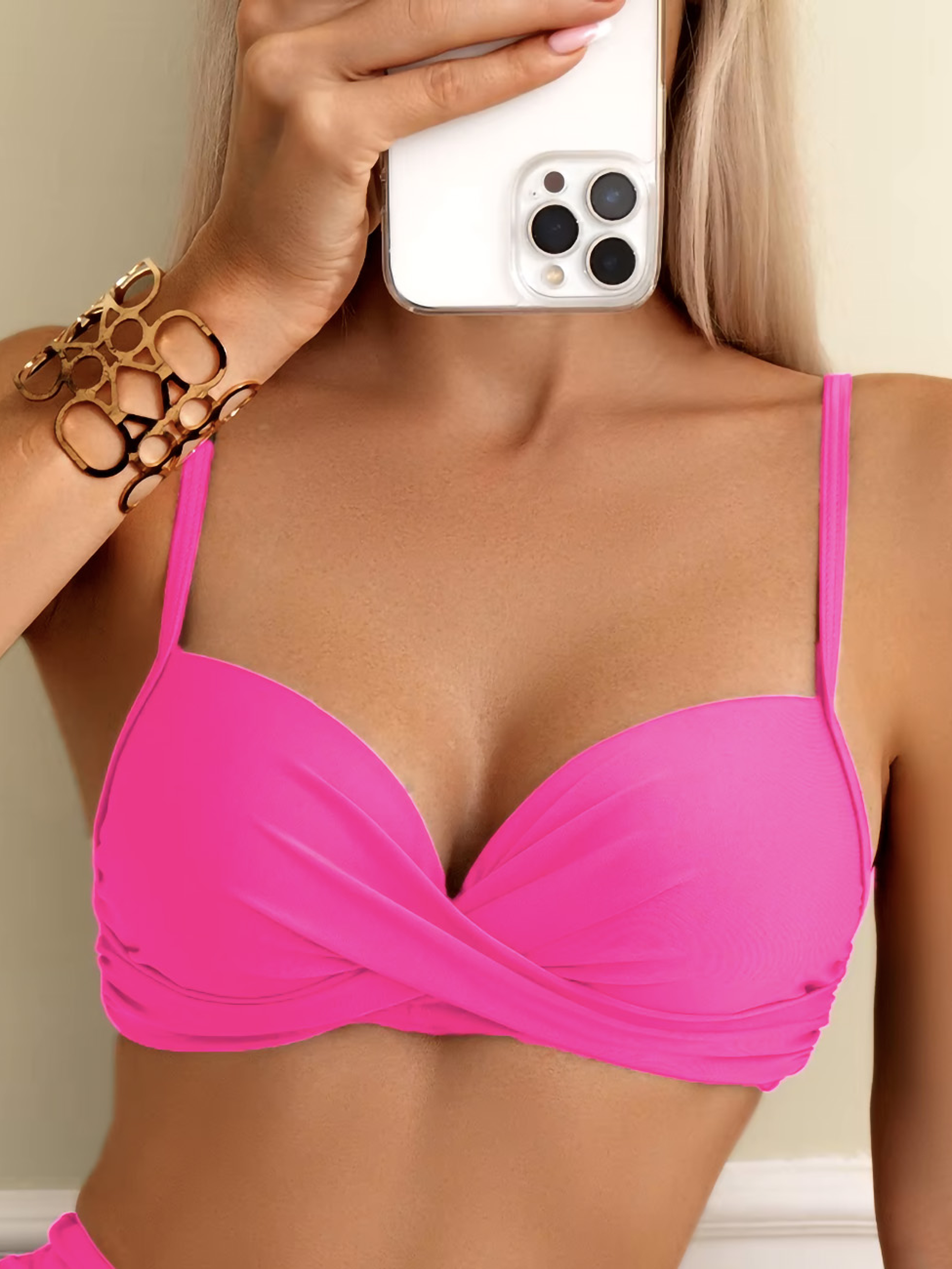 Top de bikini sostén copa colores 4