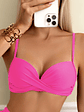 Top de bikini sostén copa colores - Miniatura 4