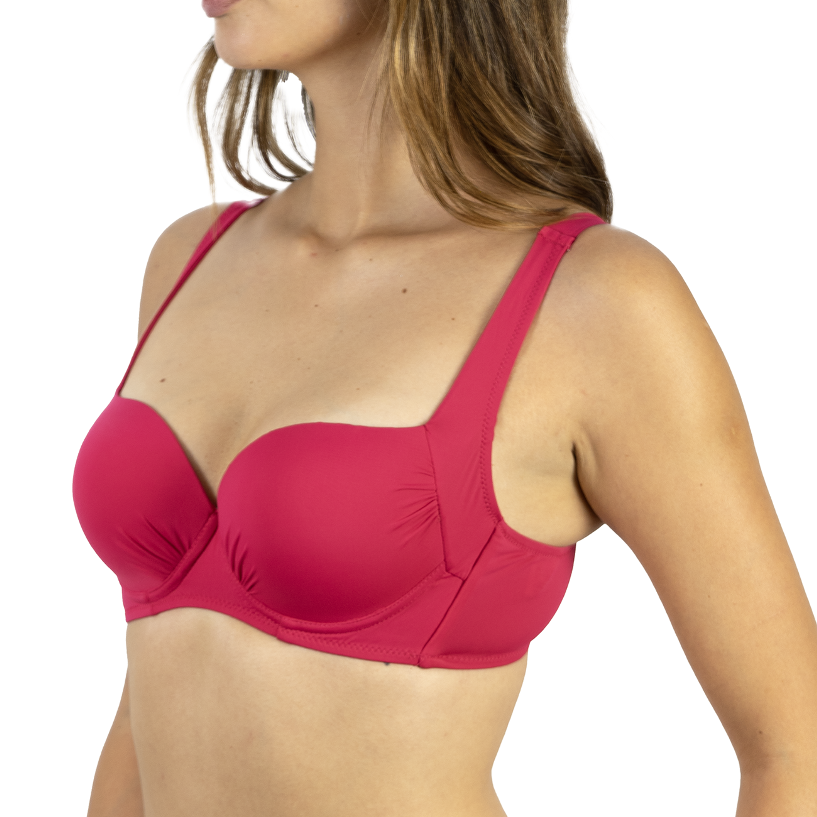 Parte sola Top de bikini copa Push up (relleno) colores 5