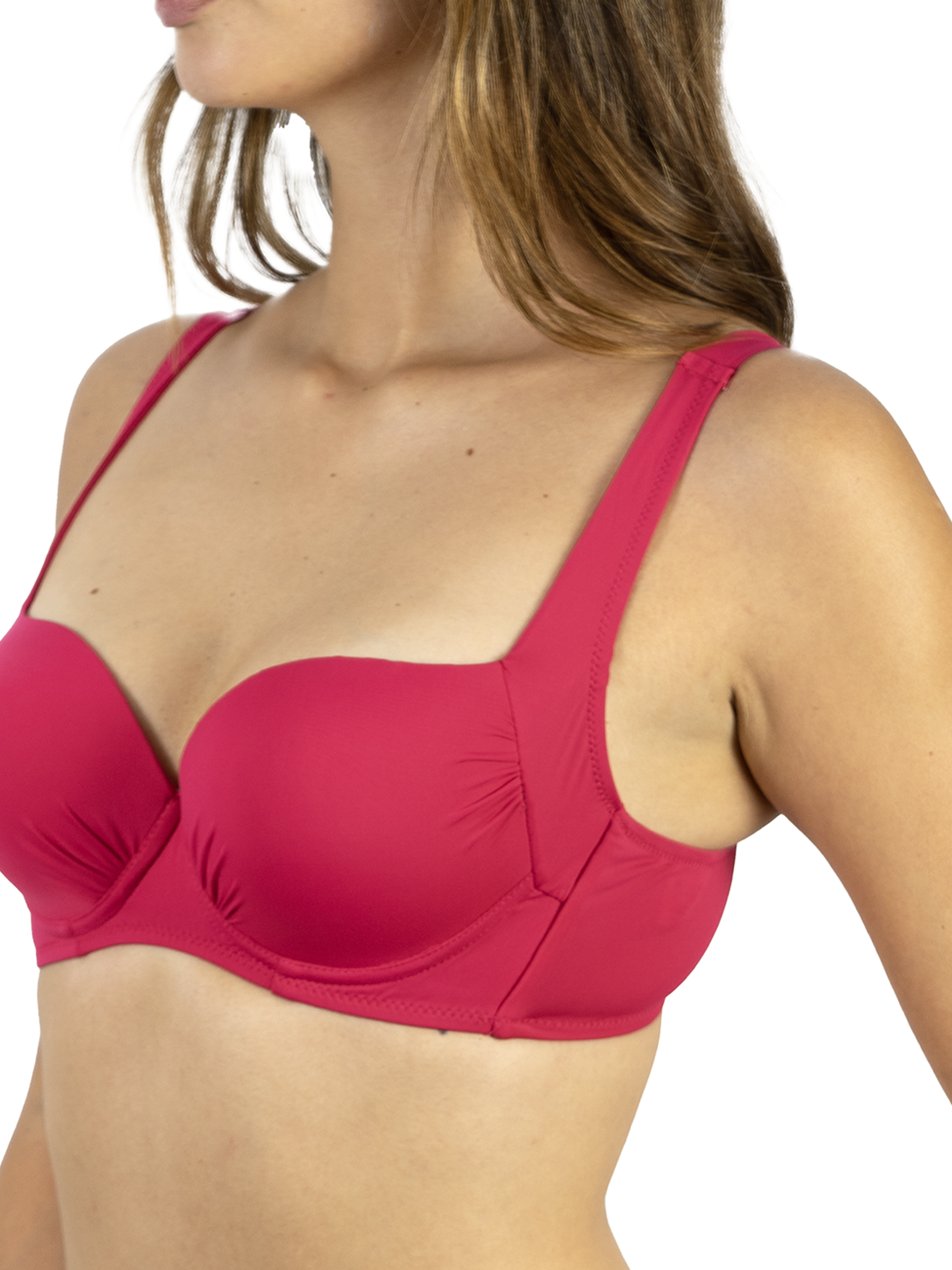 Parte sola Top de bikini copa Push up (relleno) colores 5