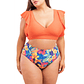 Bikini tiro alto Milena Orange - Miniatura 2