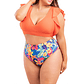 Bikini tiro alto Milena Orange - Miniatura 1