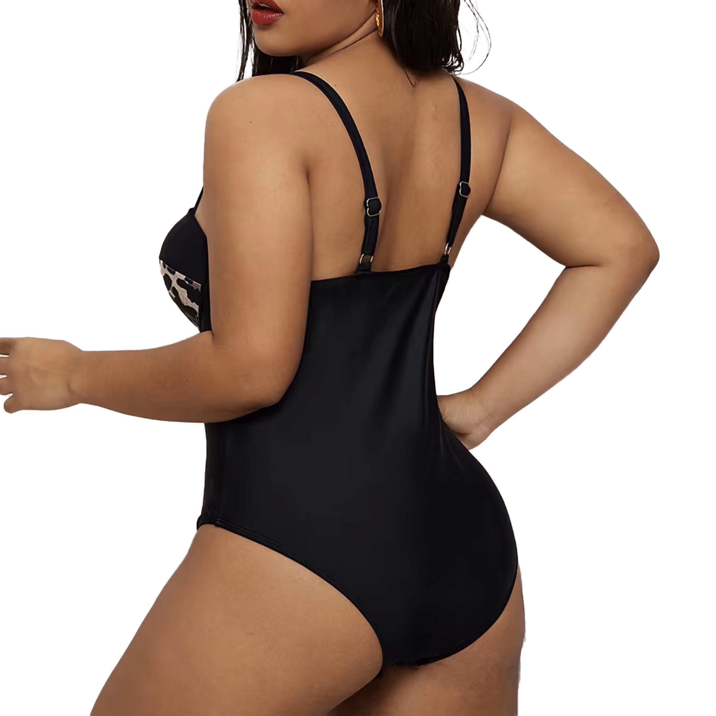 Traje de baño entero mujer copa Animal print 2