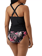 Tankini Mujer Botanic Negro - Miniatura 3