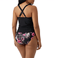 Tankini Mujer Botanic Negro - Miniatura 3