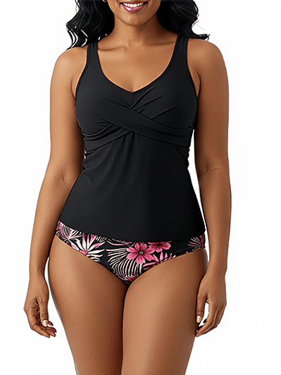 Tankini Mujer Botanic Negro